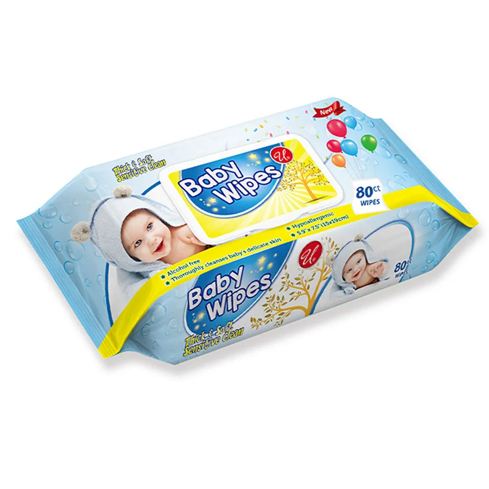 160 Ct Baby Wipes Gentle Moisturizing Aloe Wet Cloths Hypoallergenic Cleansing