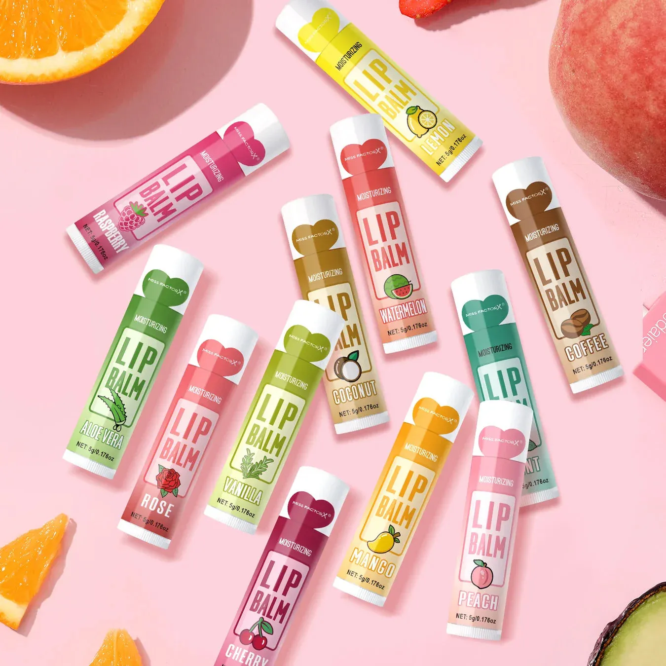 36 Piece Moisturizing Lip Balm Set 5G Deep Moisturizing & Brightening Lips Party Gift For Friends