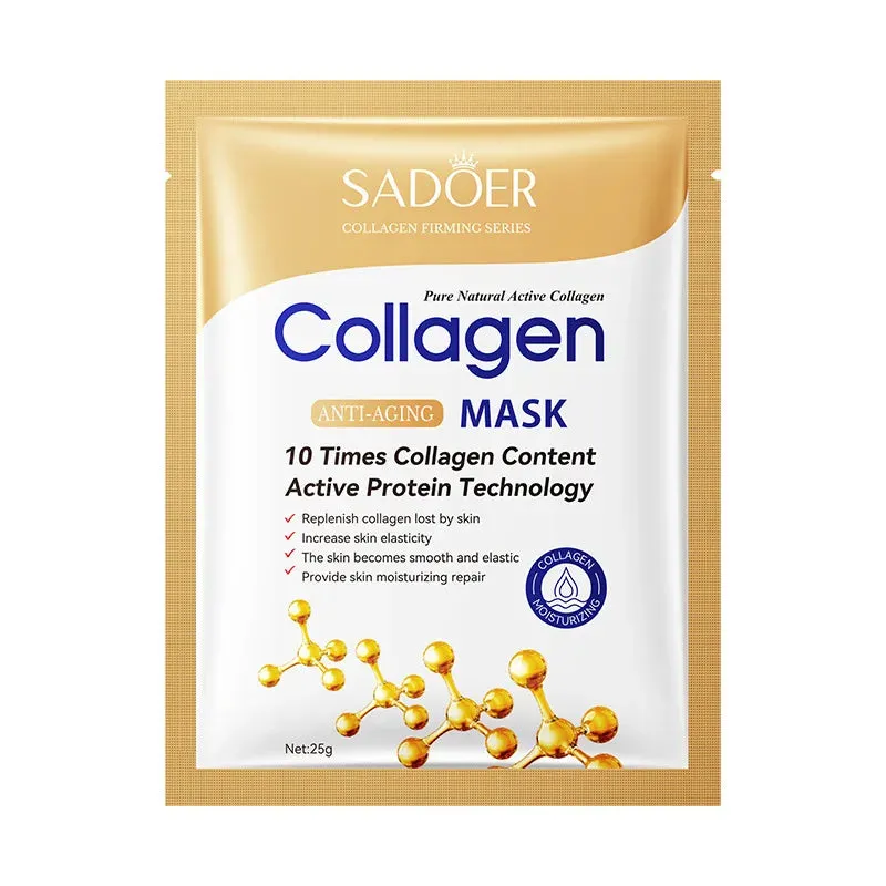 5 / 10 Piece Hydrating Collagen Face Mask
