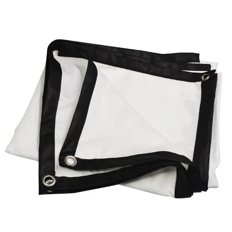 72 4 3 High Density Polyester Projector Film Curtain - Foldable 146x110cm Projection Area