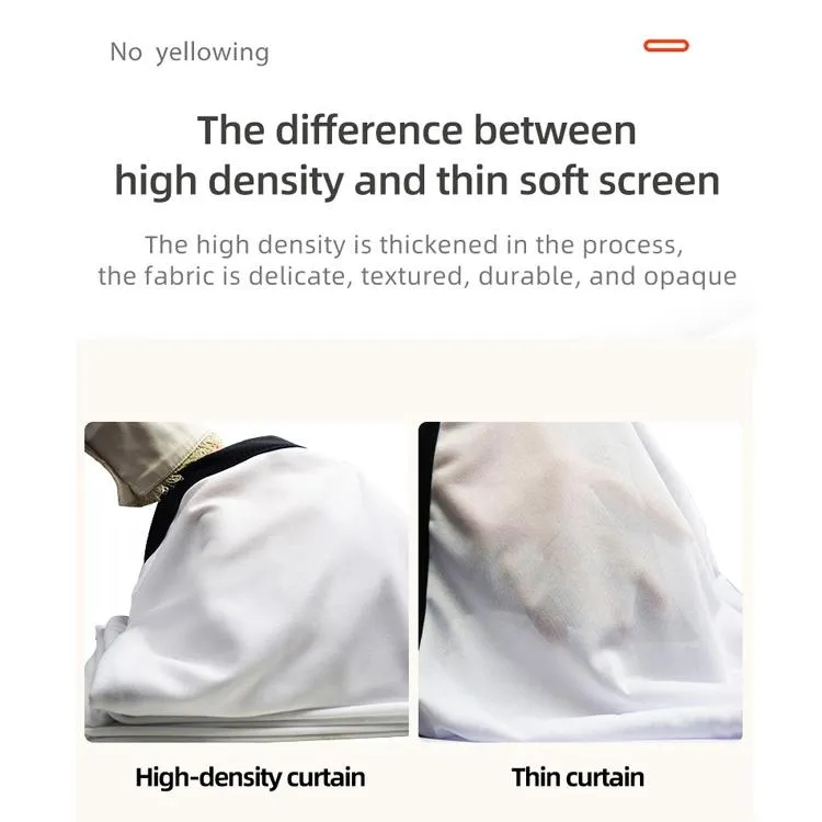 72 4 3 High Density Polyester Projector Film Curtain - Foldable 146x110cm Projection Area