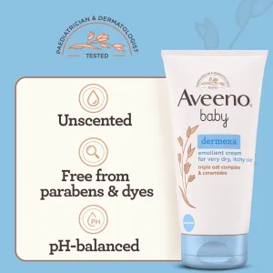 Aveeno Baby Emollient Cream, Fragrance free, Cream, 150 ml (T)
