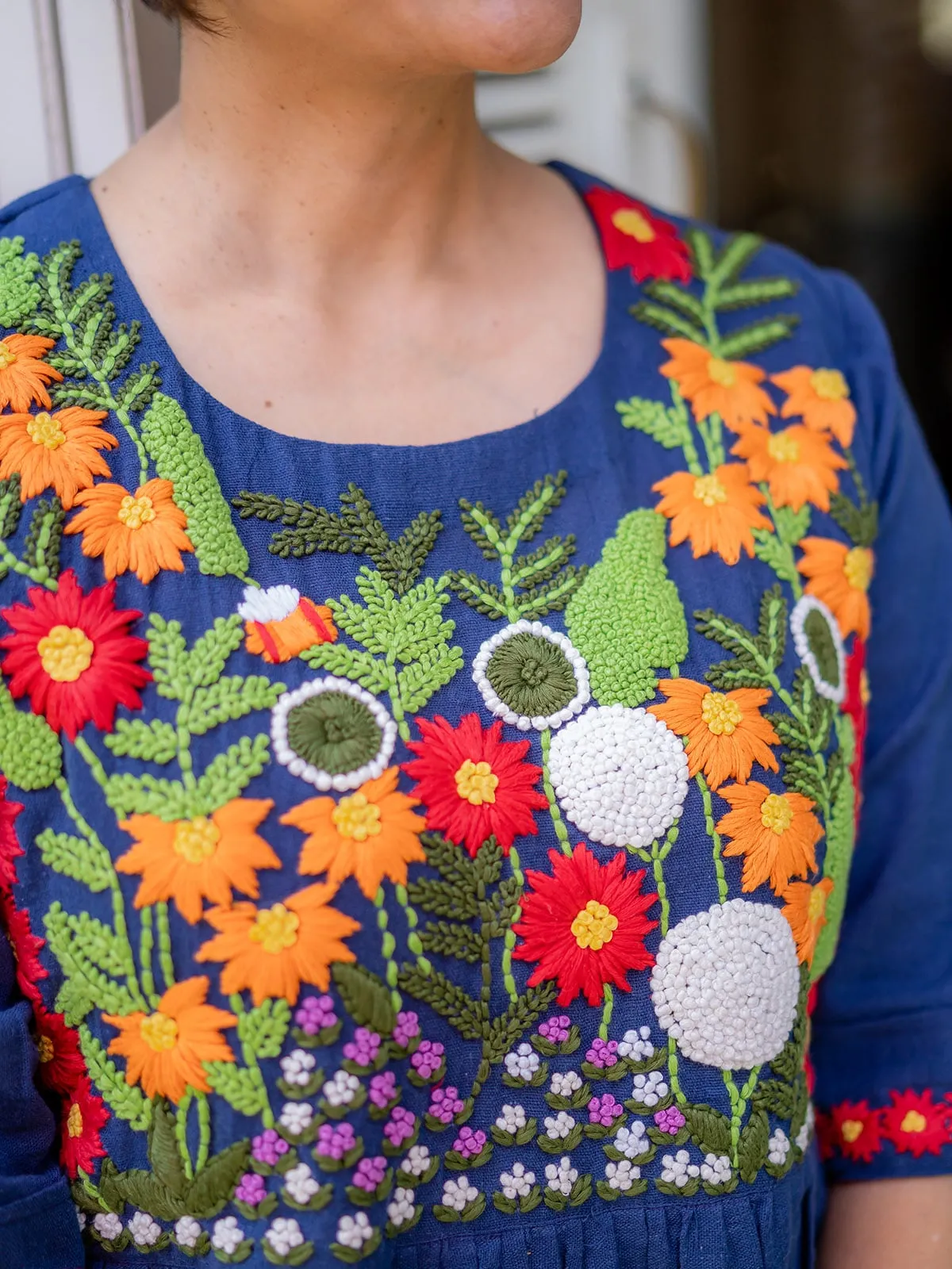 Blue Manjari Dress