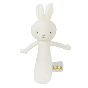 Bunnies by the Bay - Bunny Rattle in White