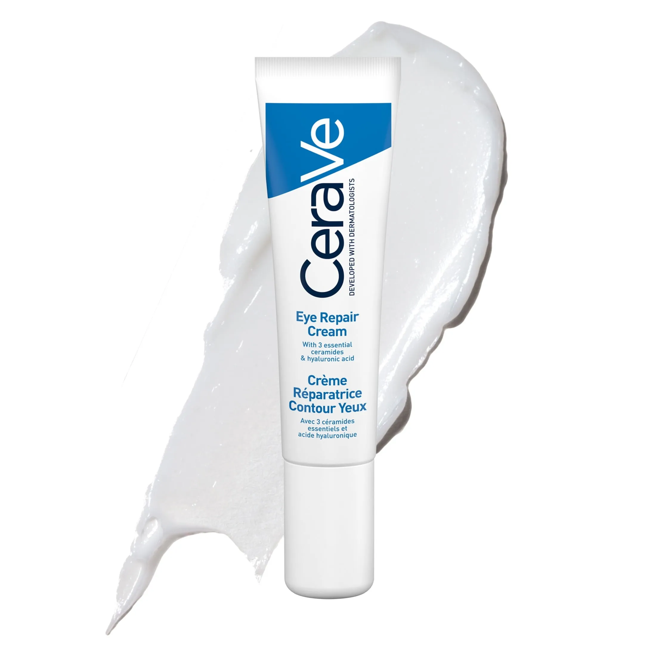 CeraVe Eye Repair Cream for Dark Circles and Puffiness for All Skin Types, 0.5 oz