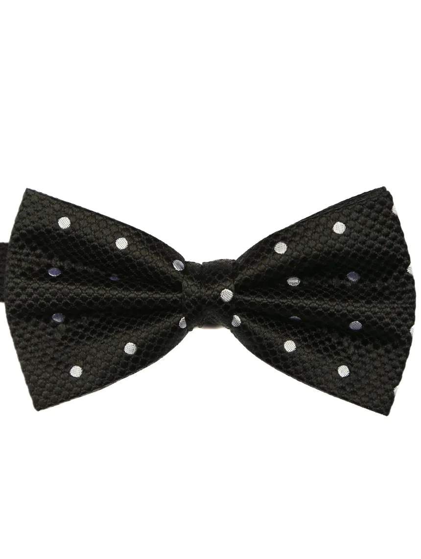 DCLIC Classic Spot Bow Tie - Black/White