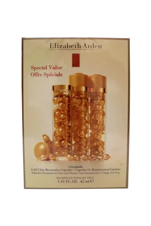 Elizabeth Arden Ceramide Gold Ultra Restorative Capsules, 90 Capsules