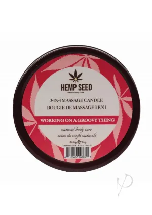 Hempseed 3n1 Candle Working Groovy Thing