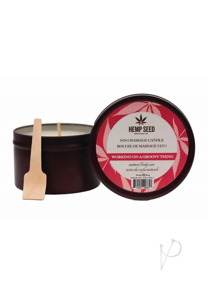 Hempseed 3n1 Candle Working Groovy Thing
