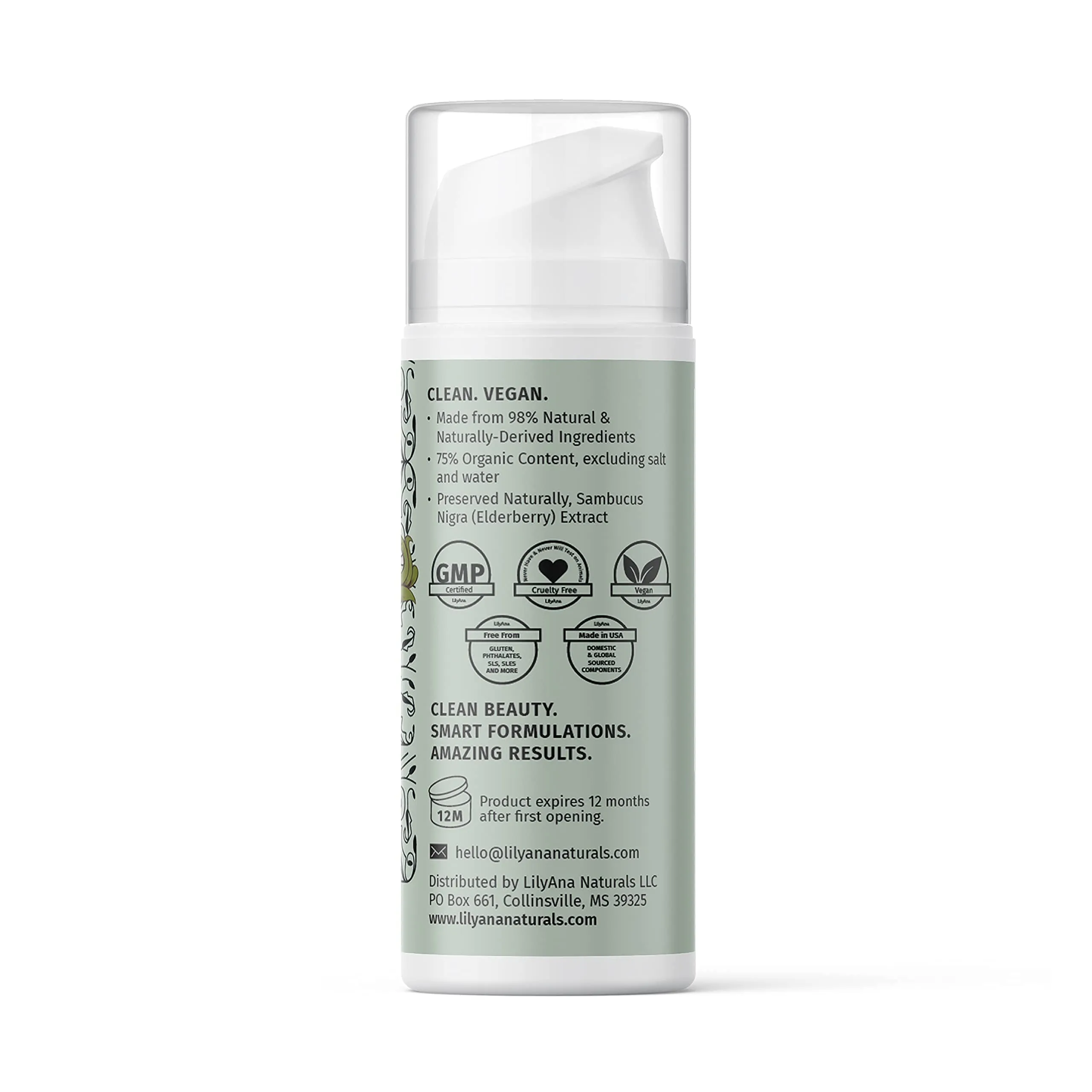 LilyAna Naturals Eye Cream - Made in USA, Eye Cream for Dark Circles and Puffiness, Under Eye Cream, Anti Aging Eye Cream - 1 oz (1-pack)