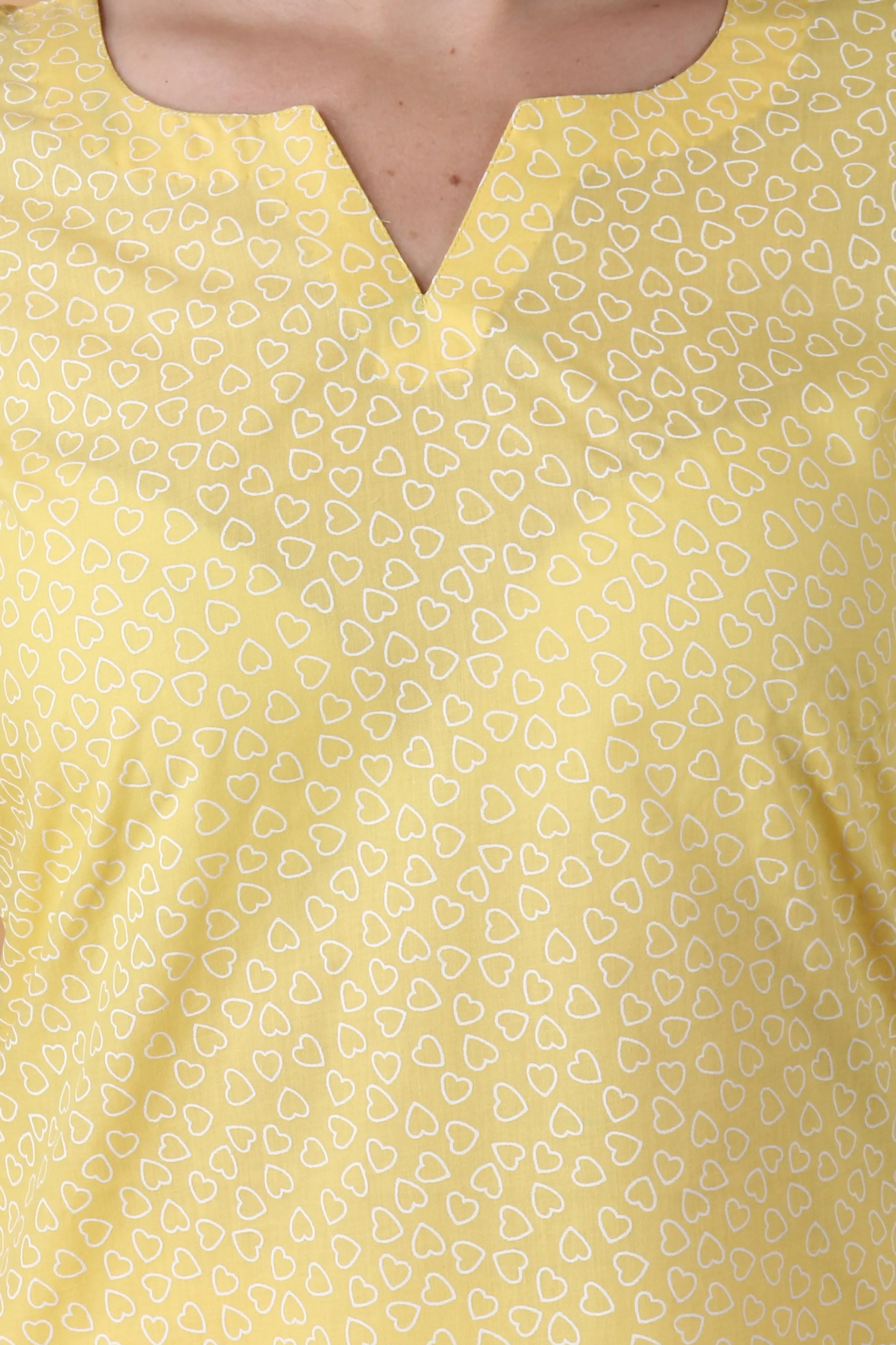 Lime Hearty Night Suit