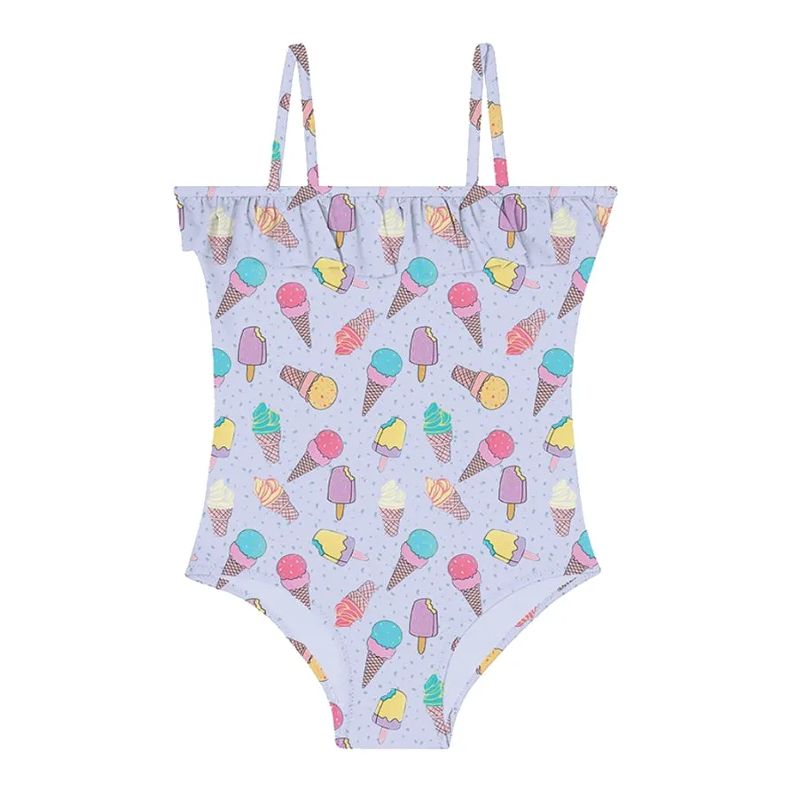 Pagoto Lilac Ice Creams Swimsuit