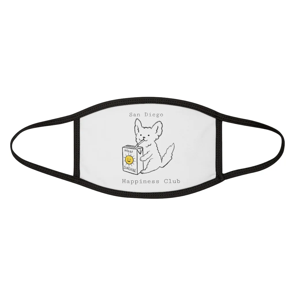 San Diego Happiness Club Mixed-Fabric Face Mask