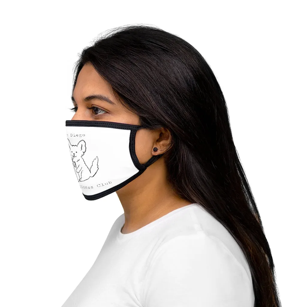 San Diego Happiness Club Mixed-Fabric Face Mask