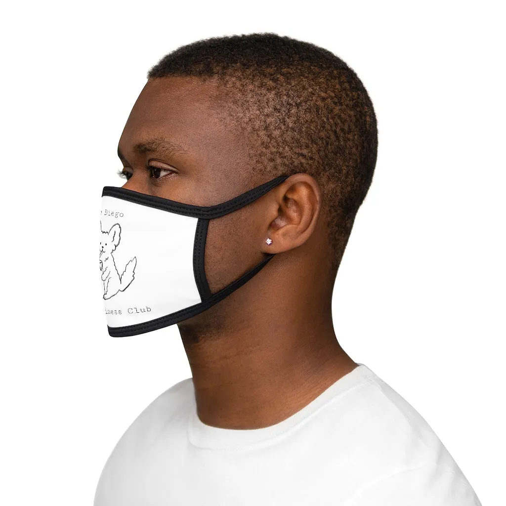 San Diego Happiness Club Mixed-Fabric Face Mask