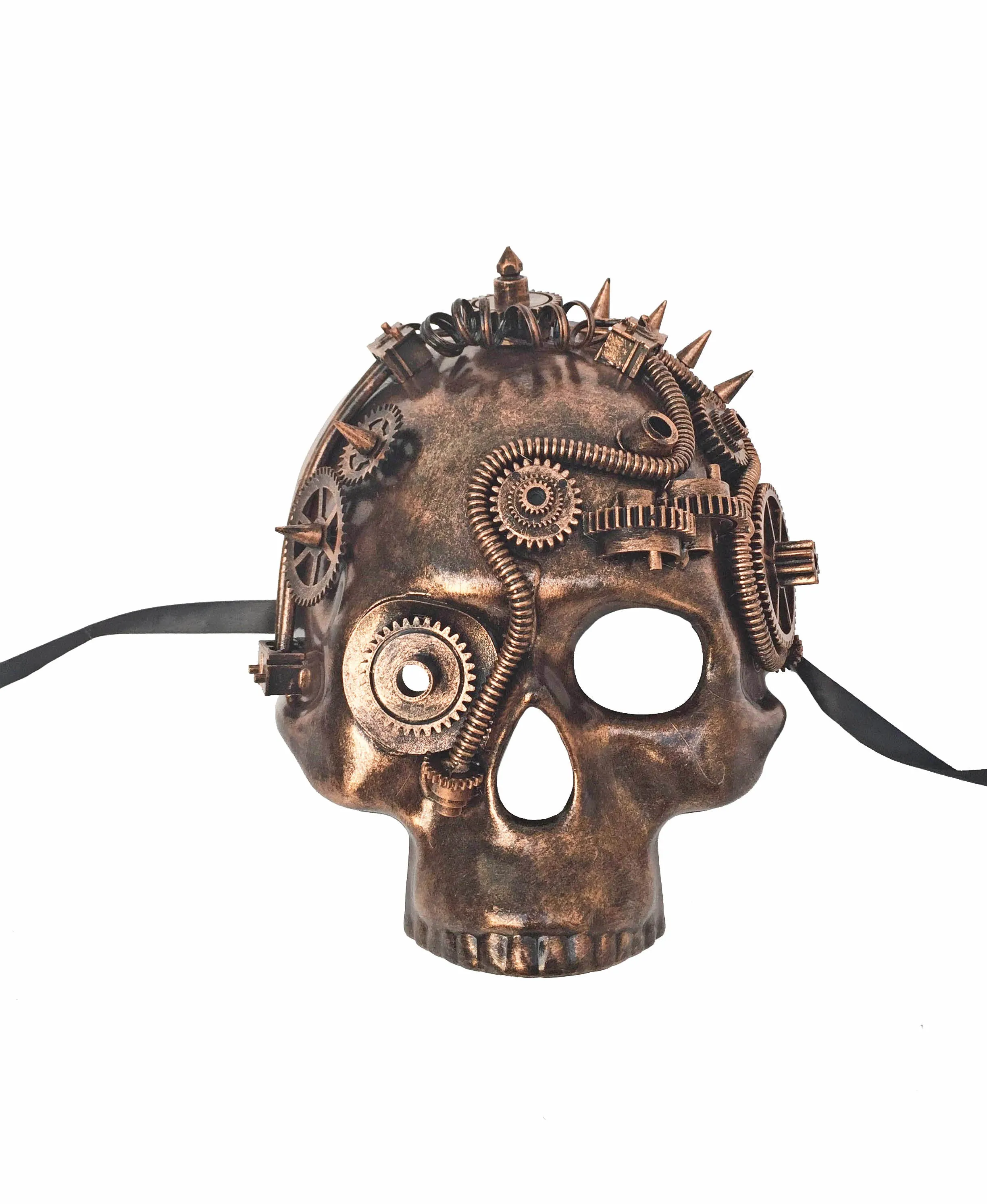 Steampunk Skull Jawless Mask