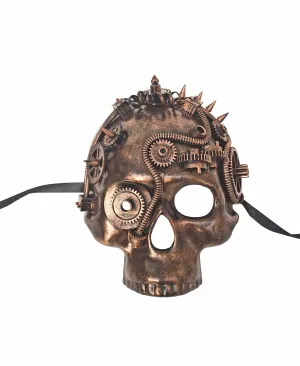 Steampunk Skull Jawless Mask